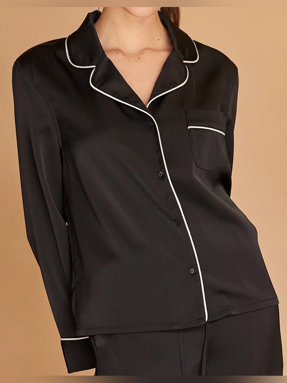 EUC- Nordstrom 100% Washable Silk Pajama Top